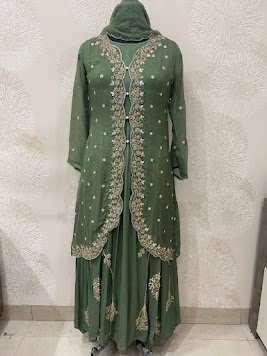 Designer gown with jacket
